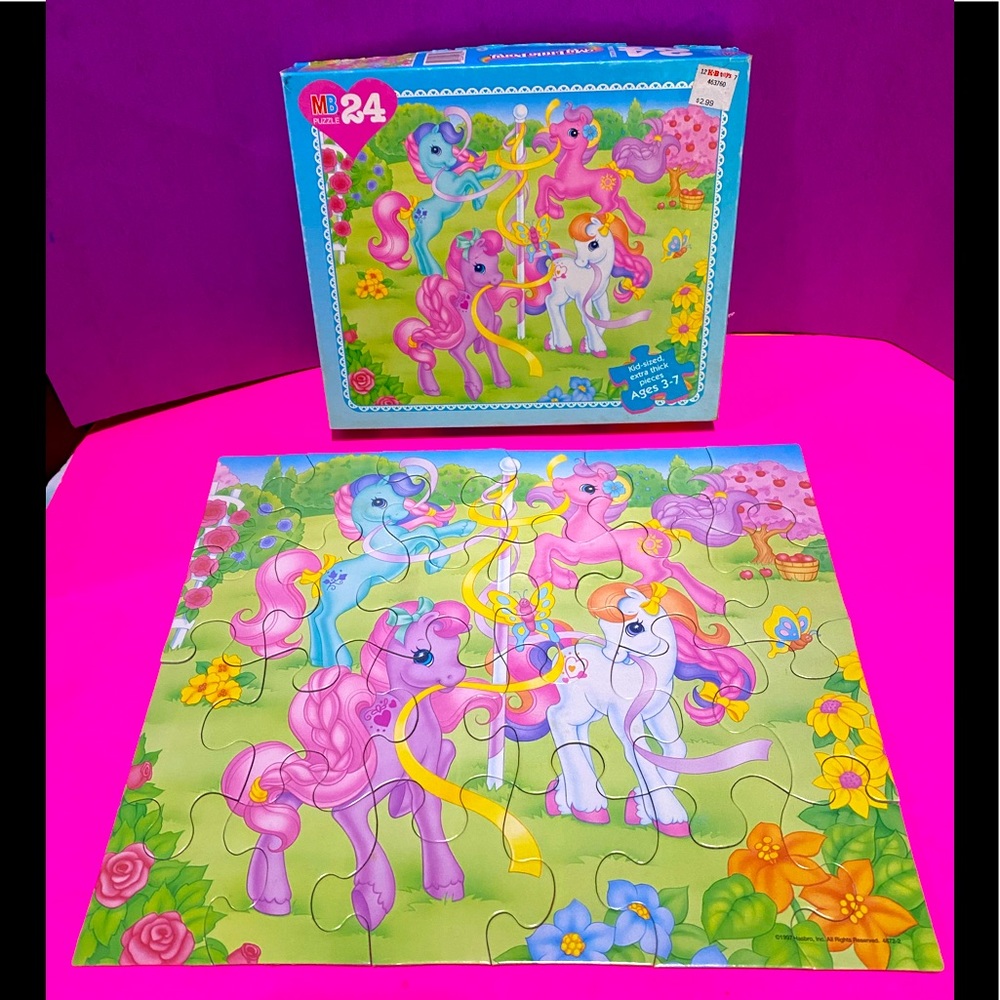 MY LITTLE PONY G2 VINTAGE 90s COLLECTABLE JIGSAW PUZZLE w/ BOX